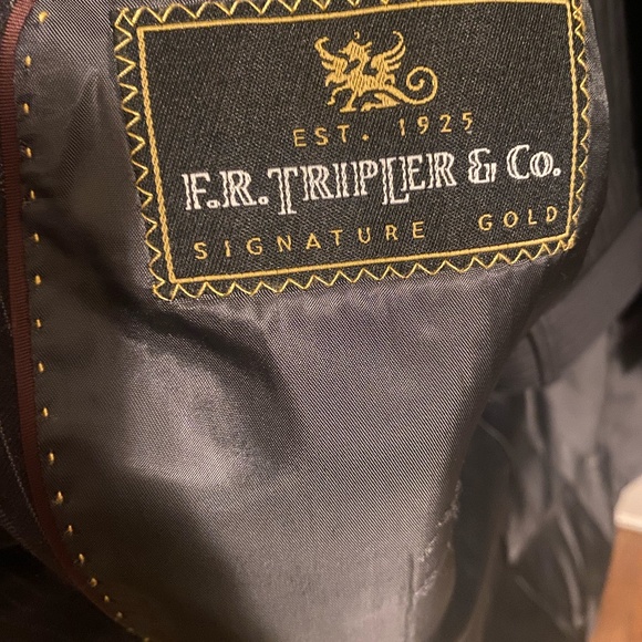 F.R. Tripler Wool Pinstripe Suit - Picture 4 of 5